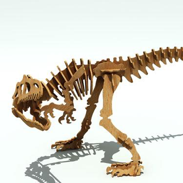 Allosaurus - Dinosaur Wooden Puzzle Kit