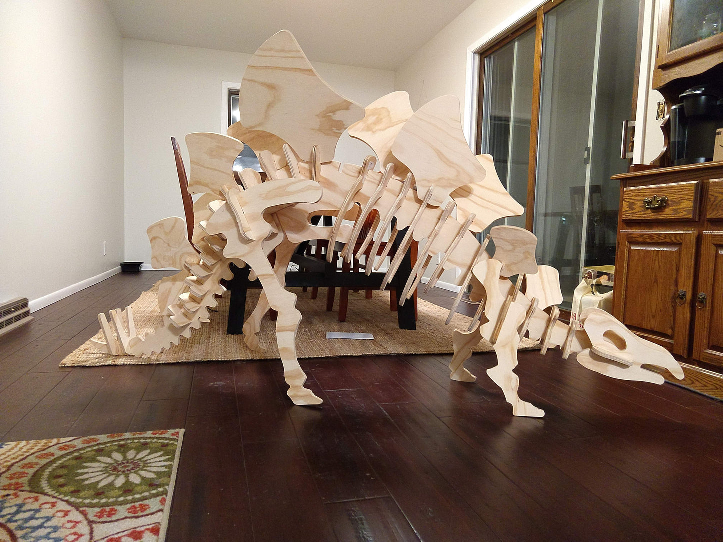Stegosaurus - 3D Dinosaur wooden puzzle Kit