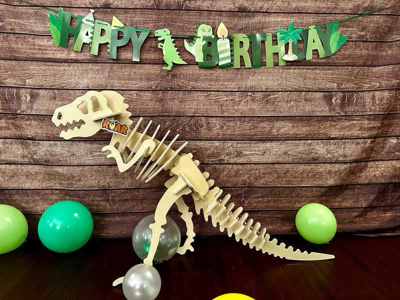 T-Rex Dinosaur- 3D Wooden Puzzle Kit