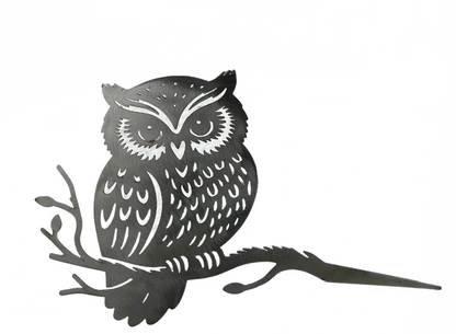 Great Horned Owl on Hammer in Branch